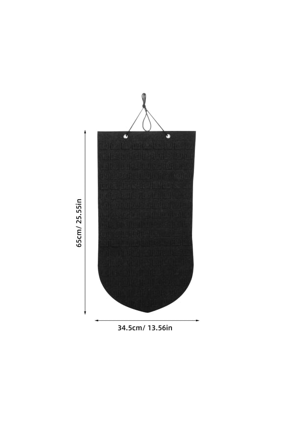 1-Pack Grey Non-Woven Fabric Pin Display Hanging Board for Jewelry Brooch Storage and Store Use
