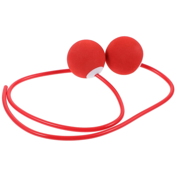 NIAIZEK Indoor Cordless Jump Rope with Red EVA Handle, 1 Pair for Fitness and Exercise