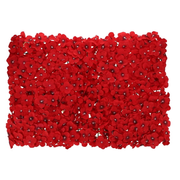 NIAIZEK Red Simulation Hydrangea Decors for Indoor and Outdoor Use 1Pc