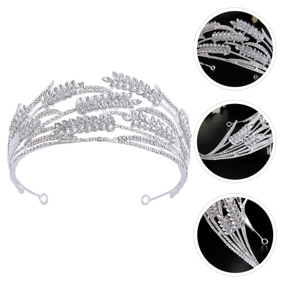 NIAIZEK Style Bridal for Wedding Dress, Shiny Decorative Headdress Accessory