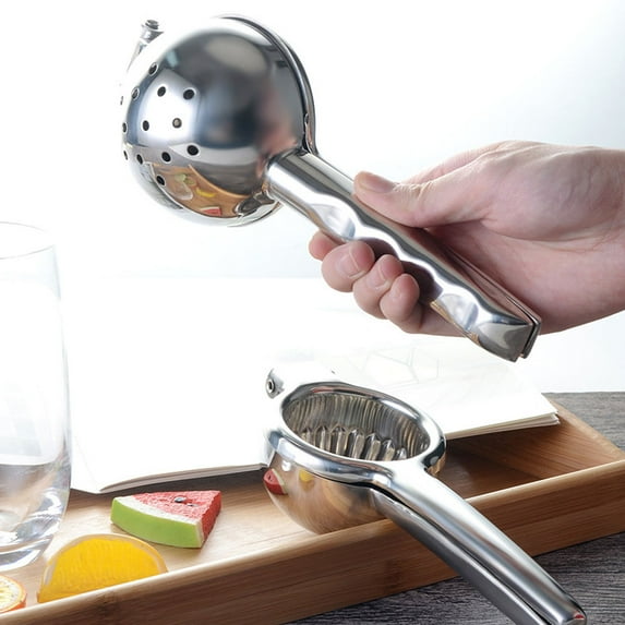NIAIZEK Stainless Steel Manual Fruit Squeezer Handheld Citrus Juicer for Kitchen and Home Use