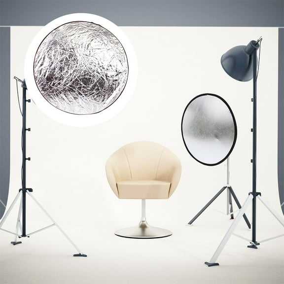 NIAIZEK 1Set Lightweight Photography Reflector 5 in 1 with Various Light Reflecting Surfaces