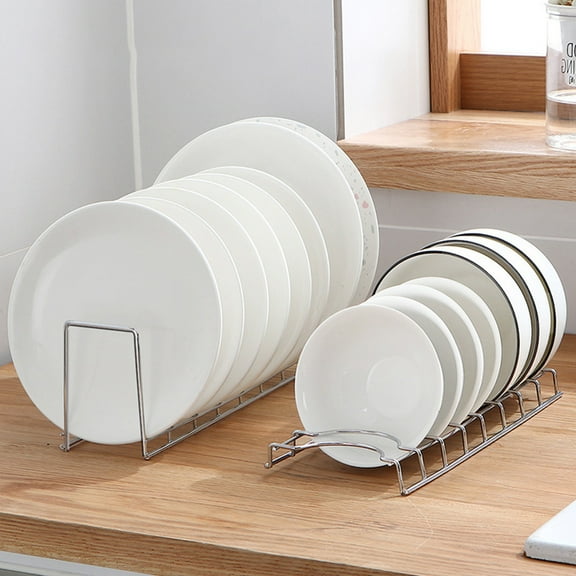 NIAIZEK Kitchen Bowl Rack Holder Set for Countertop Dish Drying and Organizing, Home Kitchen Storage Solution