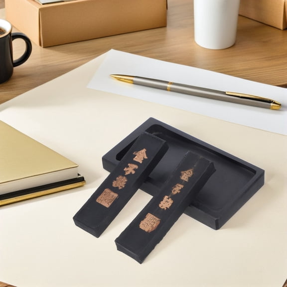 NIAIZEK Creative Calligraphy Ink Block Set, Stone and Graphite, Easy Handling, Festive and Home Use 1Set