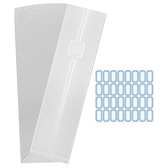 NIAIZEK 1Set Breathable Sealable Mushroom Spawn Bag for Plant Growth Made of Hard Pe Plastic
