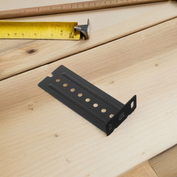 NIAIZEK Black Rear Drawer Track Plate Extended Rail Bracket for Smooth and Stable Sliding, Replacement Hardware