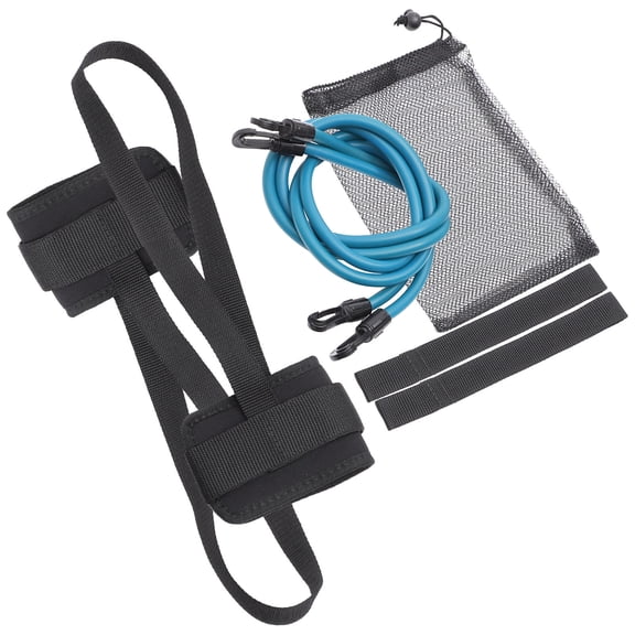 NIAIZEK 1Set Swimming Resistance Training Kit Black for Pool Swim Workouts and Fitness