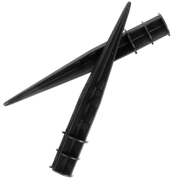 NIAIZEK 2Pcs Lighting Stakes for Outside Garden Lamp Replacement Plastic Black
