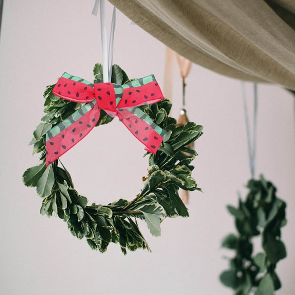 NIAIZEK Decorative Ribbon Rolls, 2-Pack Assorted Colors for Cake Box Wrapping with Elegant Themed Design