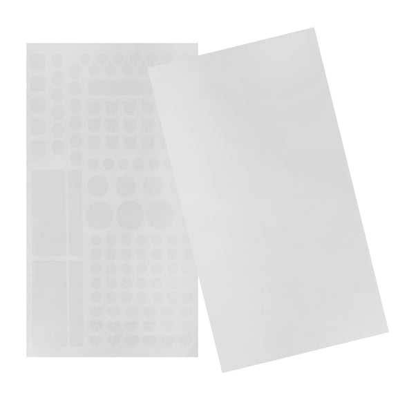 NIAIZEK 2 Sheets Light Blocking Tape with White Paper Backing for Home and Office Use, Window Dimming and Privacy Solution