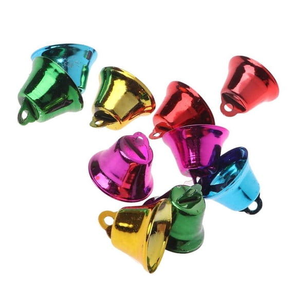 20Pcs Mini Craft Bells for Parakeet Toys, Bird & Parrot Chew Toys, Wind Chimes, Jewelry Making Charms, Assorted Colors