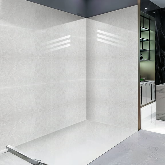 NIAIZEK 20 Sheets 1x2ft Peel and Stick Wall Panels - Waterproof Marble Backsplash for Kitchen, Bathroom