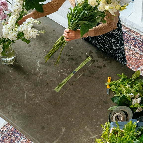 NIAIZEK Floral Tape Artificial Flowers Wire 200Pcs For Bouquets And Home Decoration