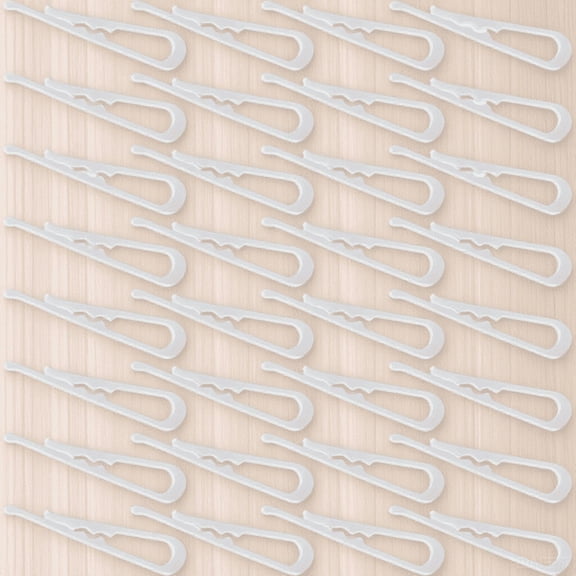 NIAIZEK Strong White Plastic Clothes Pins for Garments and Accessories