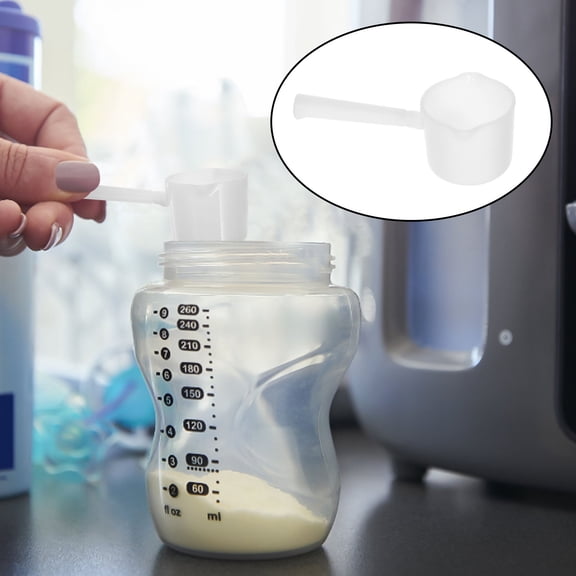 NIAIZEK 20 Pcs White Food Measuring Scoops Set, Reusable PP Plastic, Kitchen Cooking Tools for Families