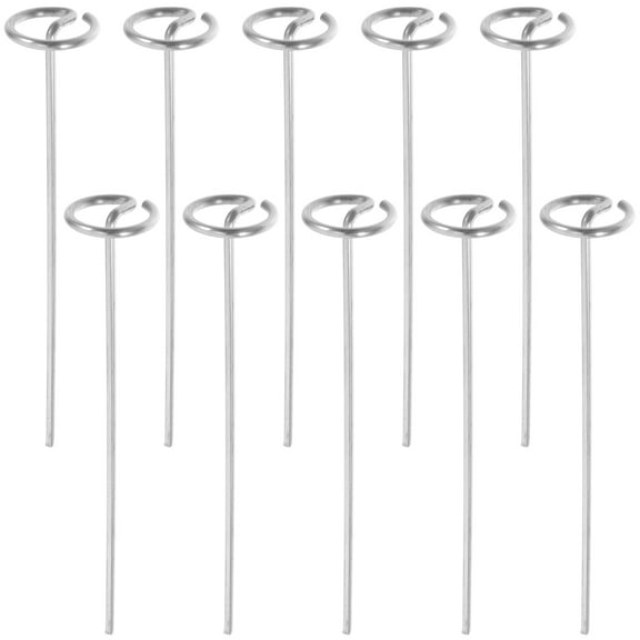 NIAIZEK 20Pcs Metal Landscaping Stakes Reusable Garden Pins for Home Gardening and Lawn Fabric