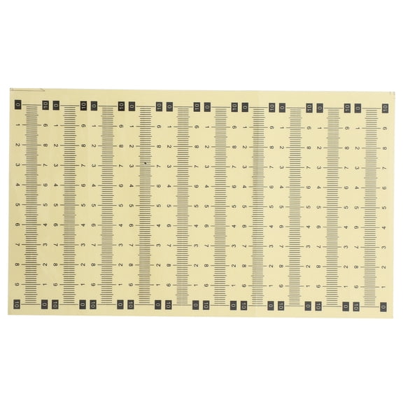 NIAIZEK 20Set Adhesive Measure Tape Self Adhesive Ruler Stickers PVC For DIY Projects Usage