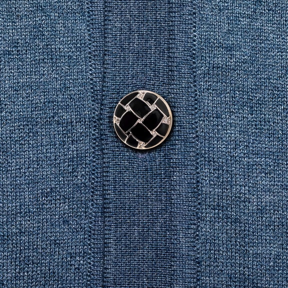 NIAIZEK 20Pcs Elegant Black Buttons for Crafting Coats Sweaters and Pajamas Easy to Sew