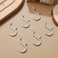 thumbnail image 1 of NIAIZEK 20pcs Stainless Steel Pegboard Hooks Jewelry and Keys Display Hooks(1.97X1.18X0.16in), 1 of 7