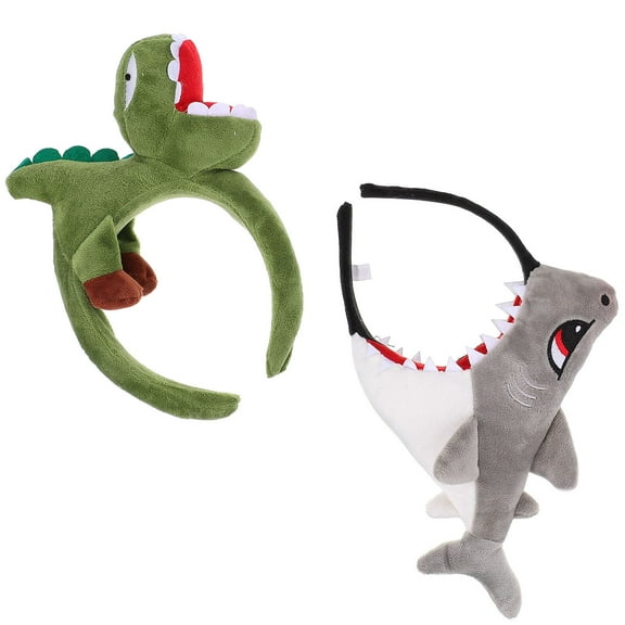 NIAIZEK 2Pcs Adorable Animal Shape Headband Durable Cloth Hair Hoop for Cosplay Decor