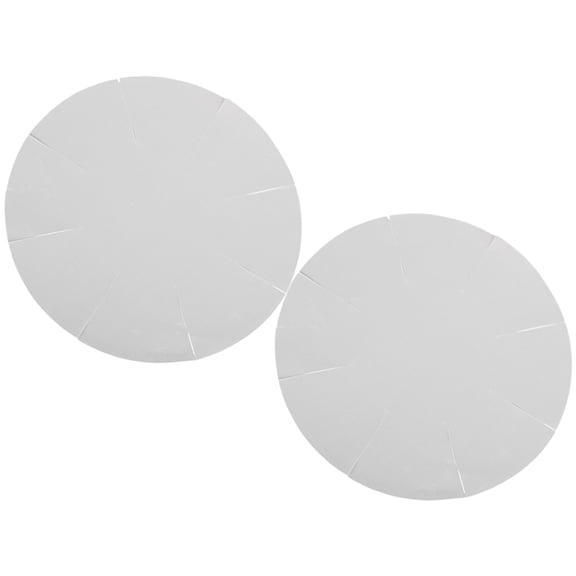 NIAIZEK Set of 2 White Non-Stick Baking Mats for Cake, Bread, Biscuit, and Grilling, Reusable Oilcloth Sheets