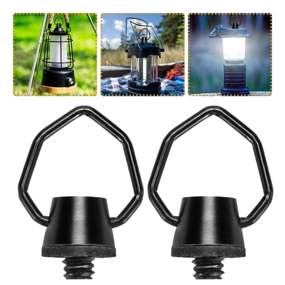 NIAIZEK 2Pcs Aluminium Alloy Lantern Holder for Tent Pole Modern Camping Lamp Hardware