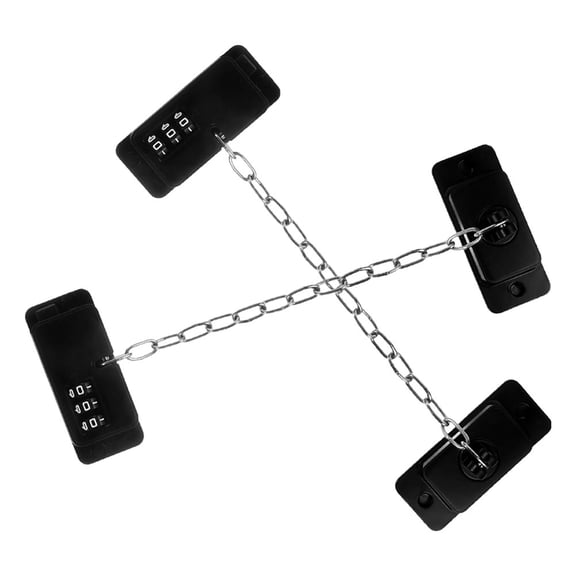 NIAIZEK Fridge Combination Lock, Black, Safe Materials, Adjustable, Practical for Home, 2Pcs