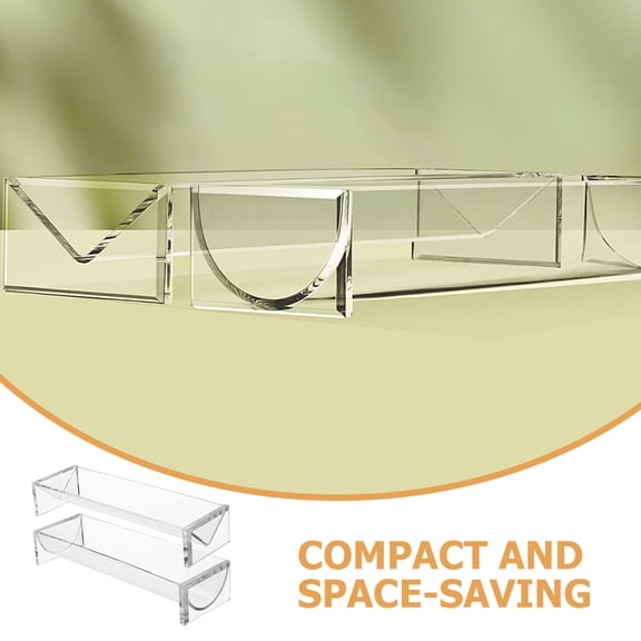 NIAIZEK Set of Acrylic Cookie Display Stands, Transparent Dessert Organizer for Tabletop Storage and Presentation