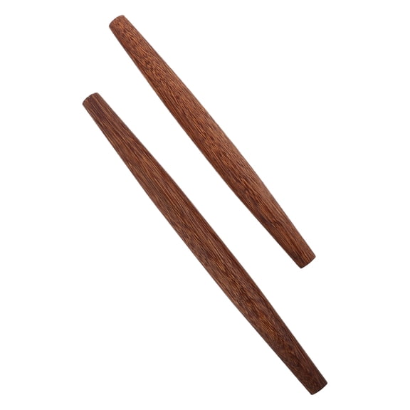 NIAIZEK 2-Piece Wooden Pizza Roller Set with Cylindrical Dough Rolling Pins for Baking, Cooking, and Pastry Preparation