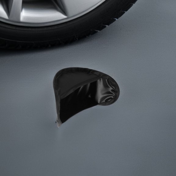 NIAIZEK 2-Pack Car Phone Sun Shade with Black Plated Coated Fabric, Fits Most Phone Sizes, Anti-Glare