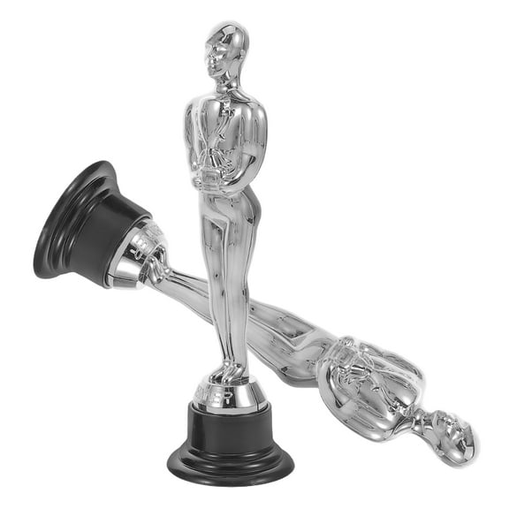 NIAIZEK 2Pcs Prize Cups For Schools Gymnastics Trophy And Decorative Prop Silver Miniature Cup Design