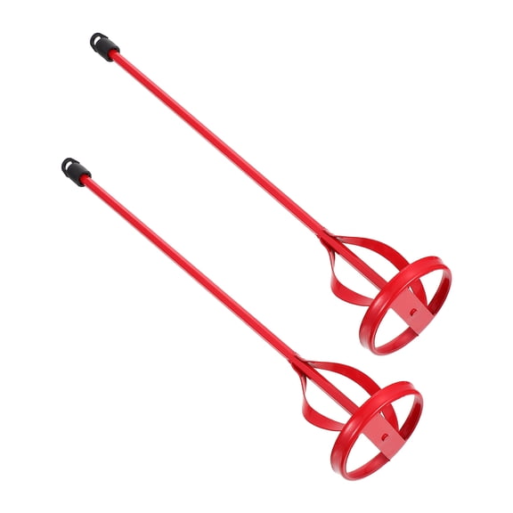 NIAIZEK Durable Red Paint Mixer Paddle for Paint and Mud Mixing 2Pcs