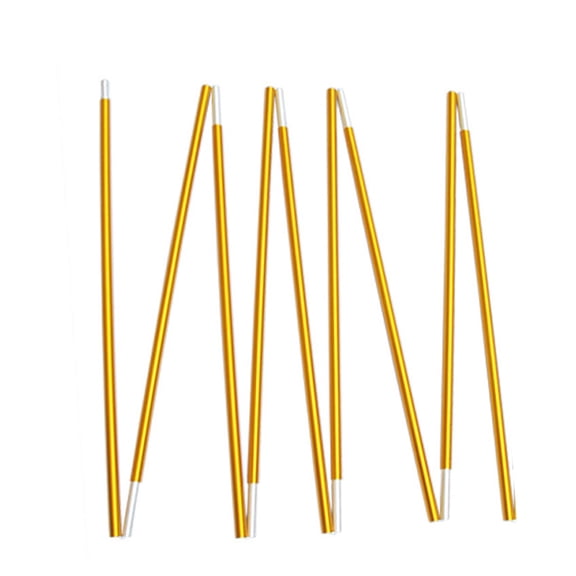 NIAIZEK 2Pcs Golden Telescoping Tent Poles Lightweight Adjustable Tent Canopy Support Tool