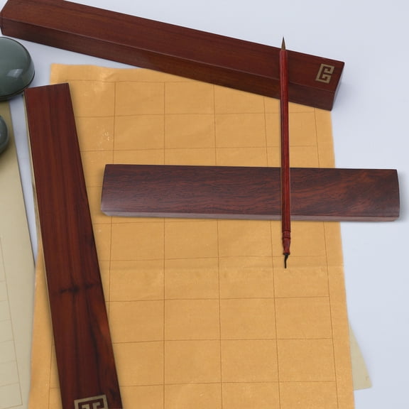 NIAIZEK Black Wood Paperweight Set 2Pcs Non- Tool for Home Office Desk Accessories