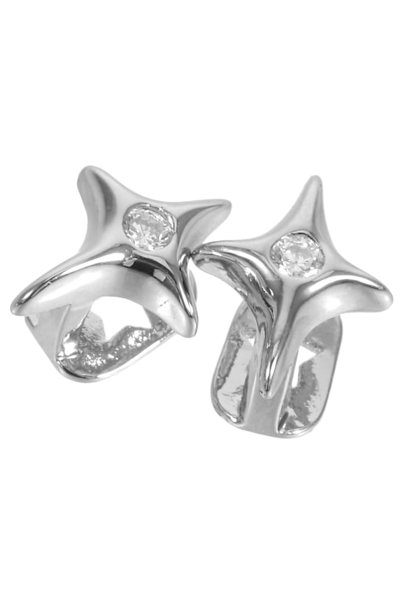 Star Tooth Decor Copper for Rapper and Fashion Accessory 2Pcs