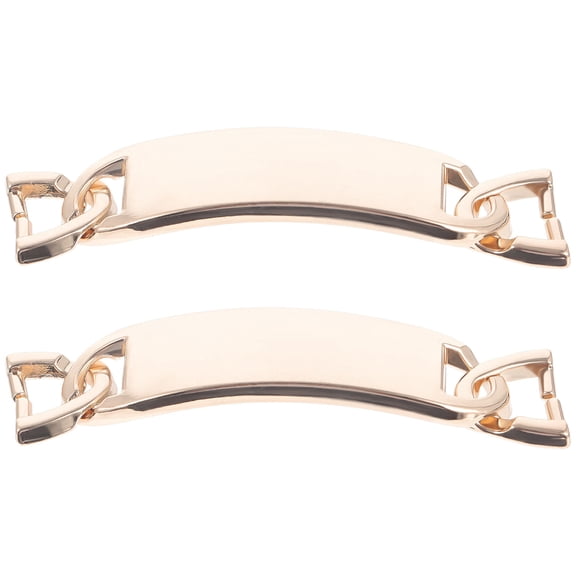 NIAIZEK 2-Pack Polished Alloy Buckle Set, Decorative Bag and Accessories