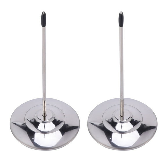 NIAIZEK Metal Spike Pole Menu Organizer 2-Pack for Kitchen, Office, Restaurant, and Home Use