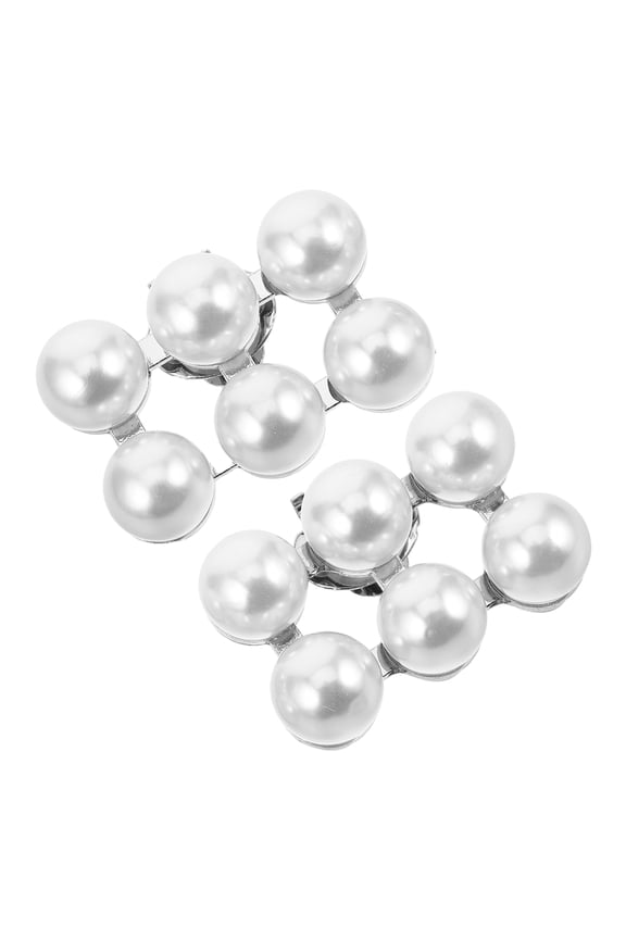 2Pcs Shoe Jewelry Clips Elegant Detachable Buckle for Formal and Casual Shoes