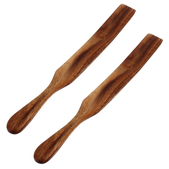 NIAIZEK 2pcs Wood ula Butter Spreaders Multi Kitchen Tool for Home Cooks