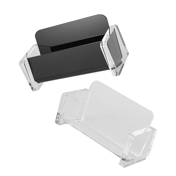 NIAIZEK Assorted Color Acrylic Card Organizer for Table Storage Sleek Design