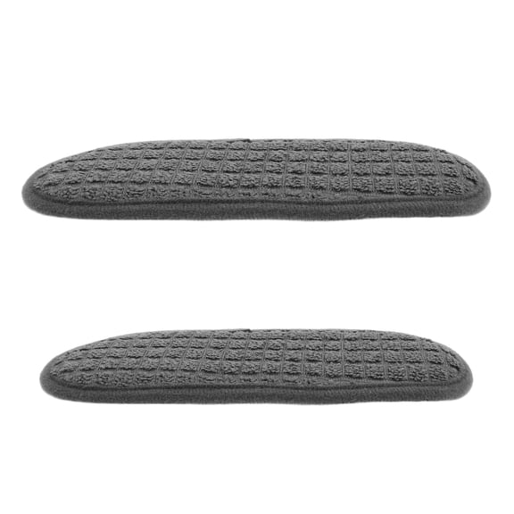 NIAIZEK 2pcs Drip Mat Fridge Protection Fiber Dark Grey for Kitchen Appliances Sleek Style