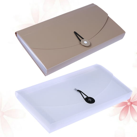 NIAIZEK Expanding Accordion File Folder, , Assorted Colors, 2 Pack, Office and School Document Organizer