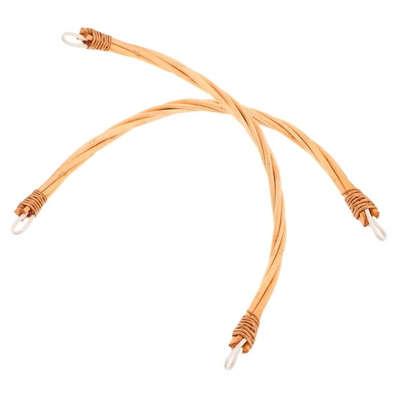 NIAIZEK 2pcs Rattan Picnic Basket Accessory Comfortable Grip for Outdoor Gatherings