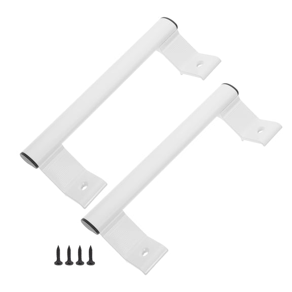 NIAIZEK Pull Door Handle Aluminum Alloy White Residential Users Home 2Pcs