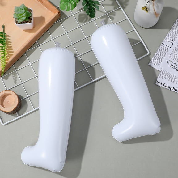 NIAIZEK 3 Pairs 32cm Inflatable PVC Boots Stretcher Practical Shoes Support Long Women Shoe Holder Boot Trees for Home Shoe Storage Shoe Shaping(12.6X5.51X0.04in)