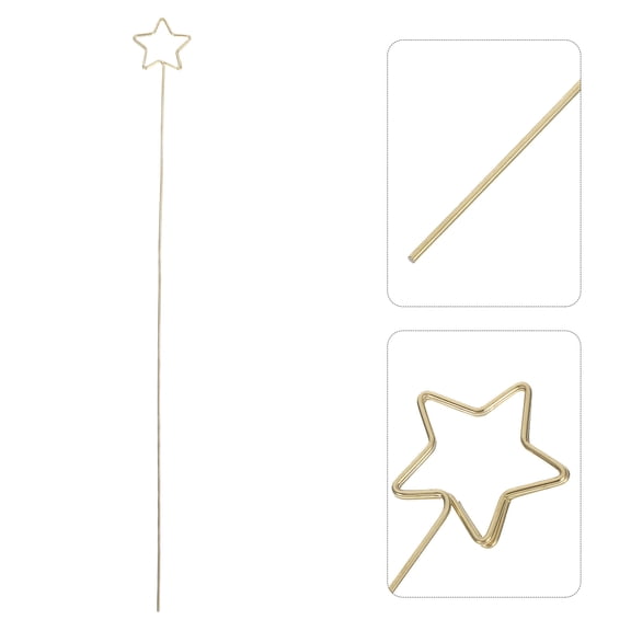 NIAIZEK 30Pcs Plated Gold Metal Wire Floral Card Holder Sticks for Place Cards Photos and Memos Elegant Wedding Table Clips