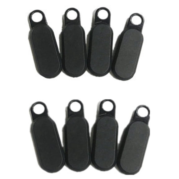 NIAIZEK 32Pcs Black PVC Zipper Sliders Suitable for Bags Coats and Luggage Pullers