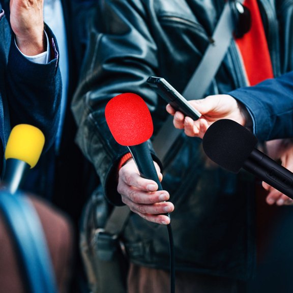 NIAIZEK 32Pcs Assorted Color Microphone Covers Sponge Material Lightweight Mic Protective Caps