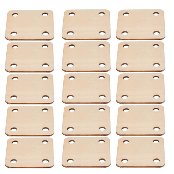 NIAIZEK Beige Wood Weaving Board with Multi-Hole Design for Crafts, Home Decor, and Creative Projects