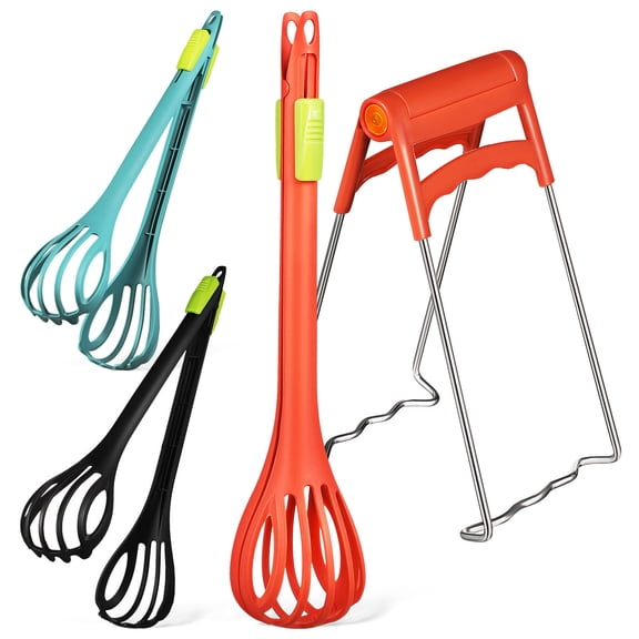 NIAIZEK Baking Egg Beater Food Holding Nylon for Home Cooks in Baking 3Pcs Egg Whisks